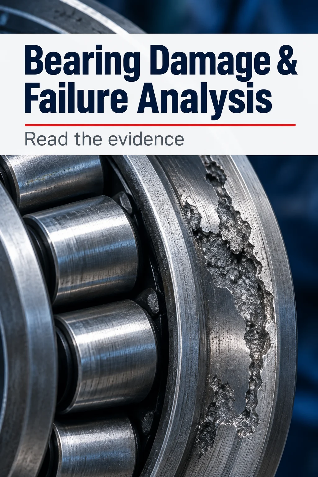 Illustrated cover for Bearing Damage & Failure Analysis